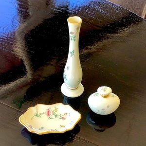 Lenox three piece China with gold trim made in USA